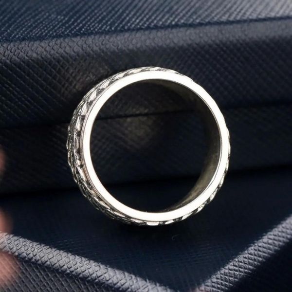 Anillo Antiestrés Giratorio Para Hombre