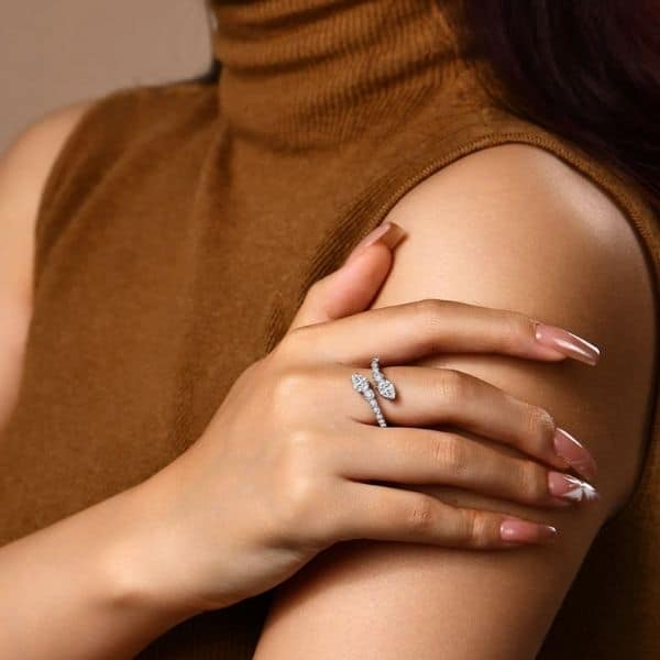 Anillo Símbolo de Serpiente para Mujer