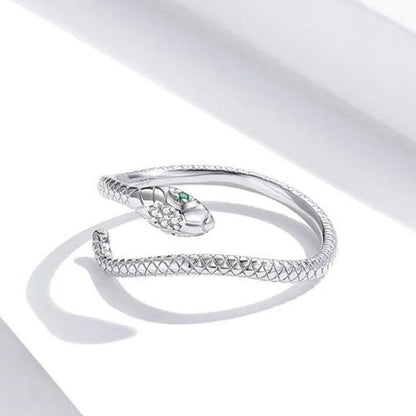 Anillo Serpiente de Plata