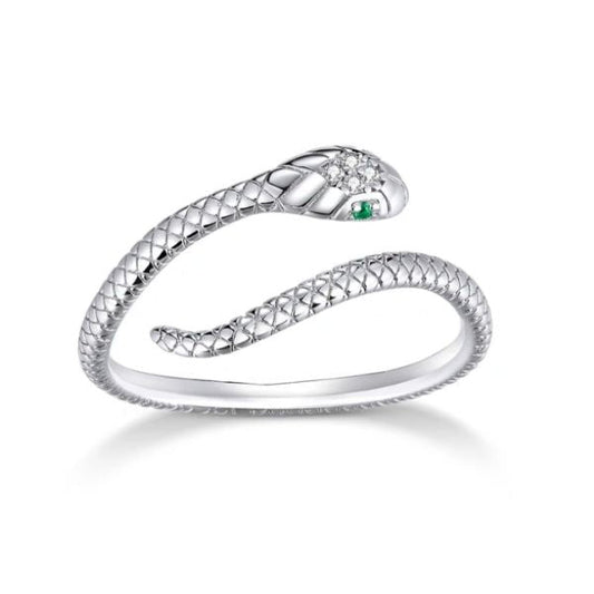 Anillo Serpiente de Plata