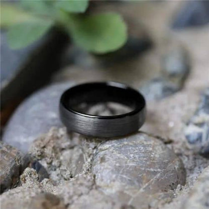 Anillo de Bodas Gris para Hombres y Mujeres