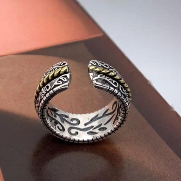 Anillo-de-Plata-para-Hombre-con-Tamaño-Ajustable