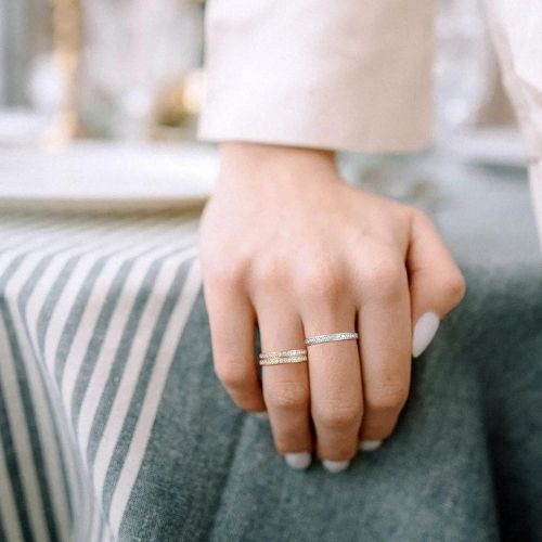 Anillos de Boda de Plata para Mujer