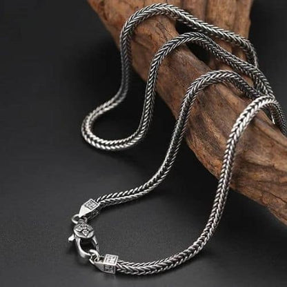 Collar En Plata Para Hombres