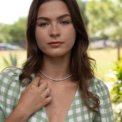 Collar para Mujer con Piedra de Zirconio