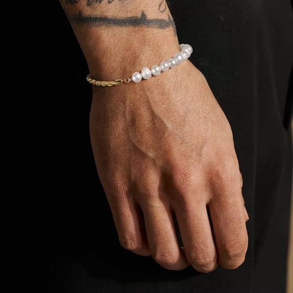 Pulsera de Hombre con Perla