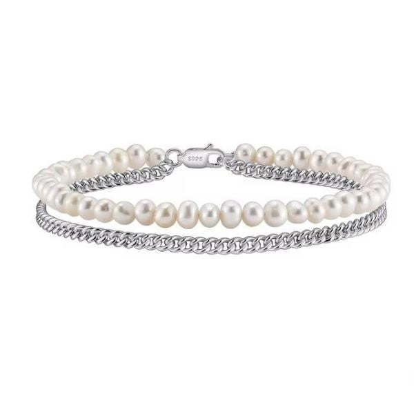 Pulsera de Perlas para Hombre