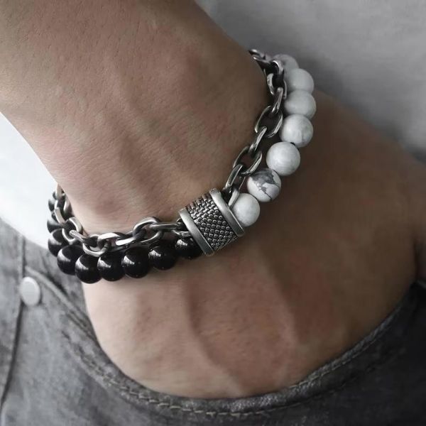 Pulsera de Piedra para Hombre