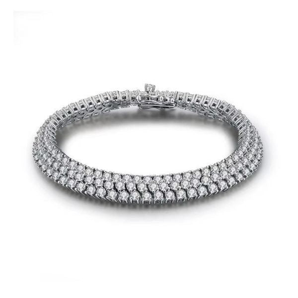 Pulsera de Plata Moderna para Mujer